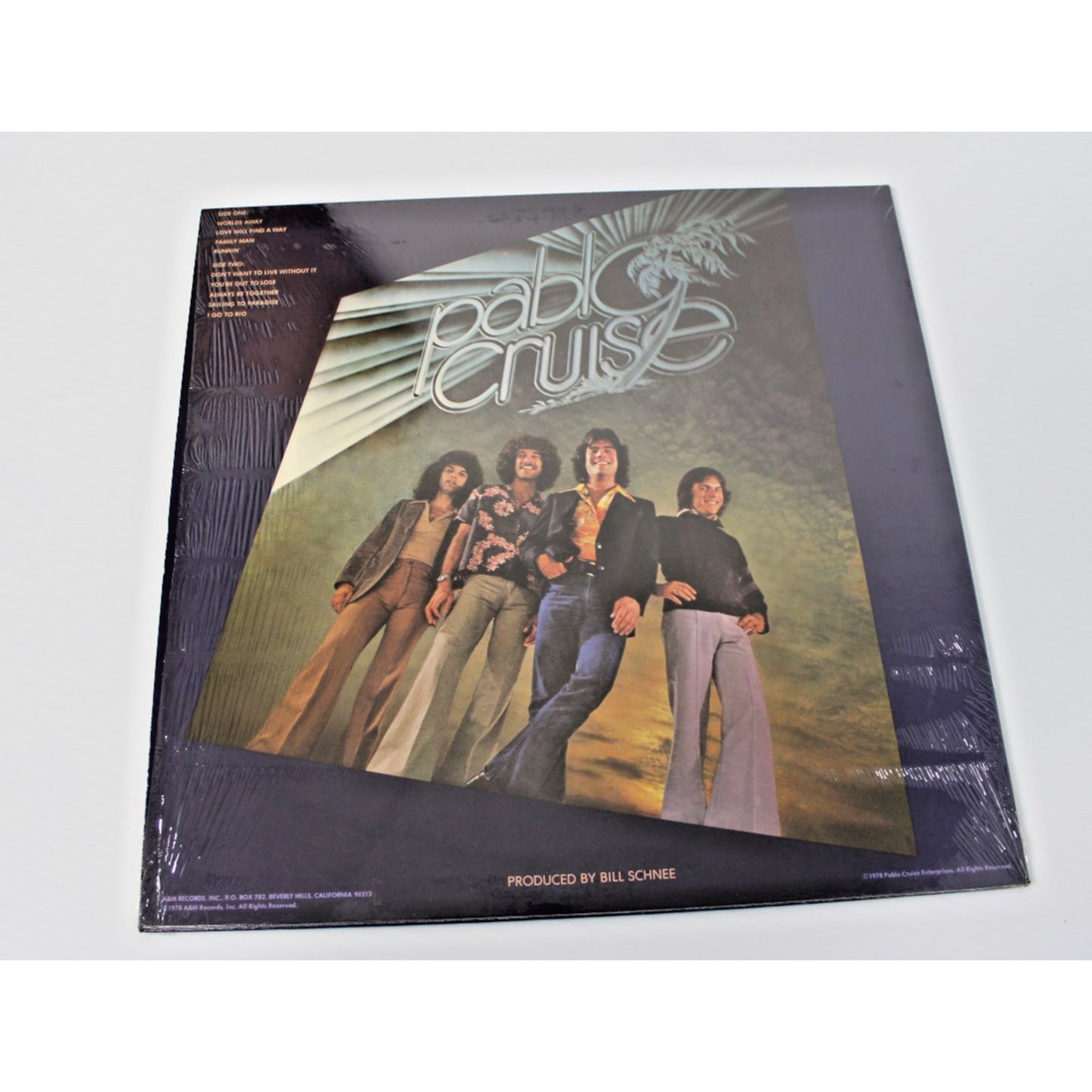 Pablo Cruise- Worlds Away, 1978 SP-4697 A&M Records, Shrink, Hype Sticker EX/EX