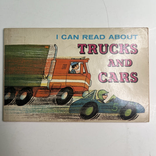 Vintage 1973 Book I Can Read About Trucks And Cars Norman Olson Steven Smith