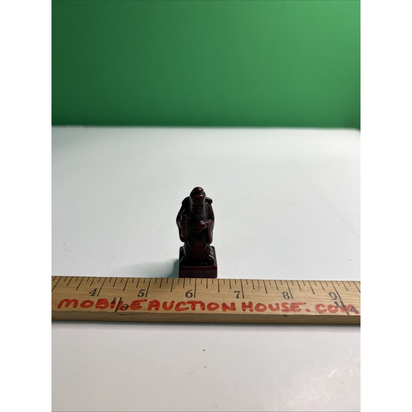 Vintage Chinese Chess Pawn Replacement Piece Dark Red Soapstone