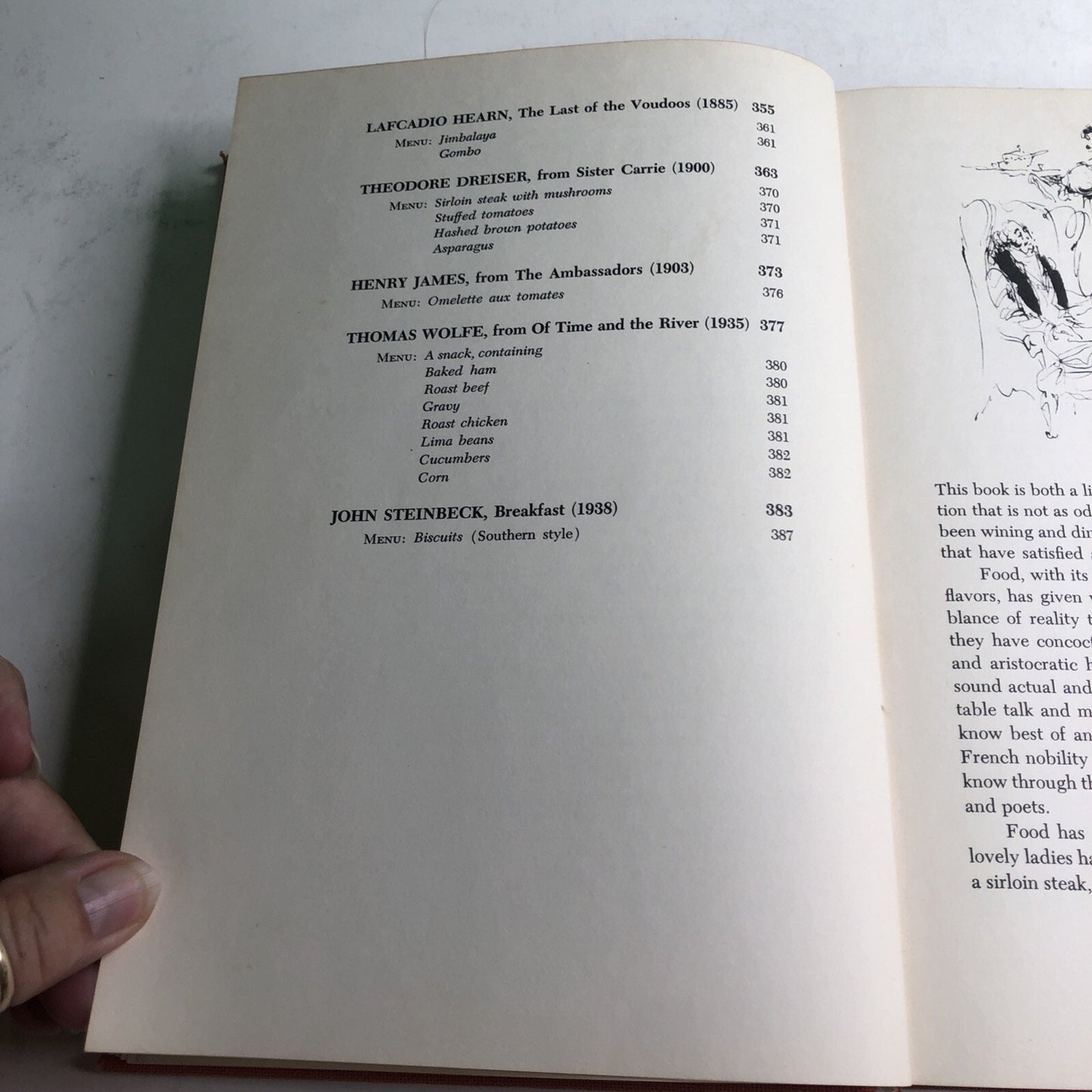 The Literary Gourmet Cookbook By Linda Wolfe First Printing 1962 HC