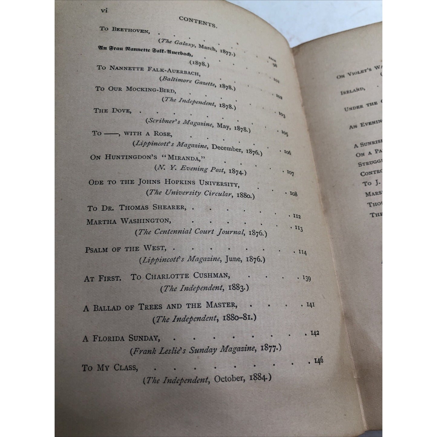 Poems of Sidney Lanier Hardcover Edited by His Wife New Edition 1894