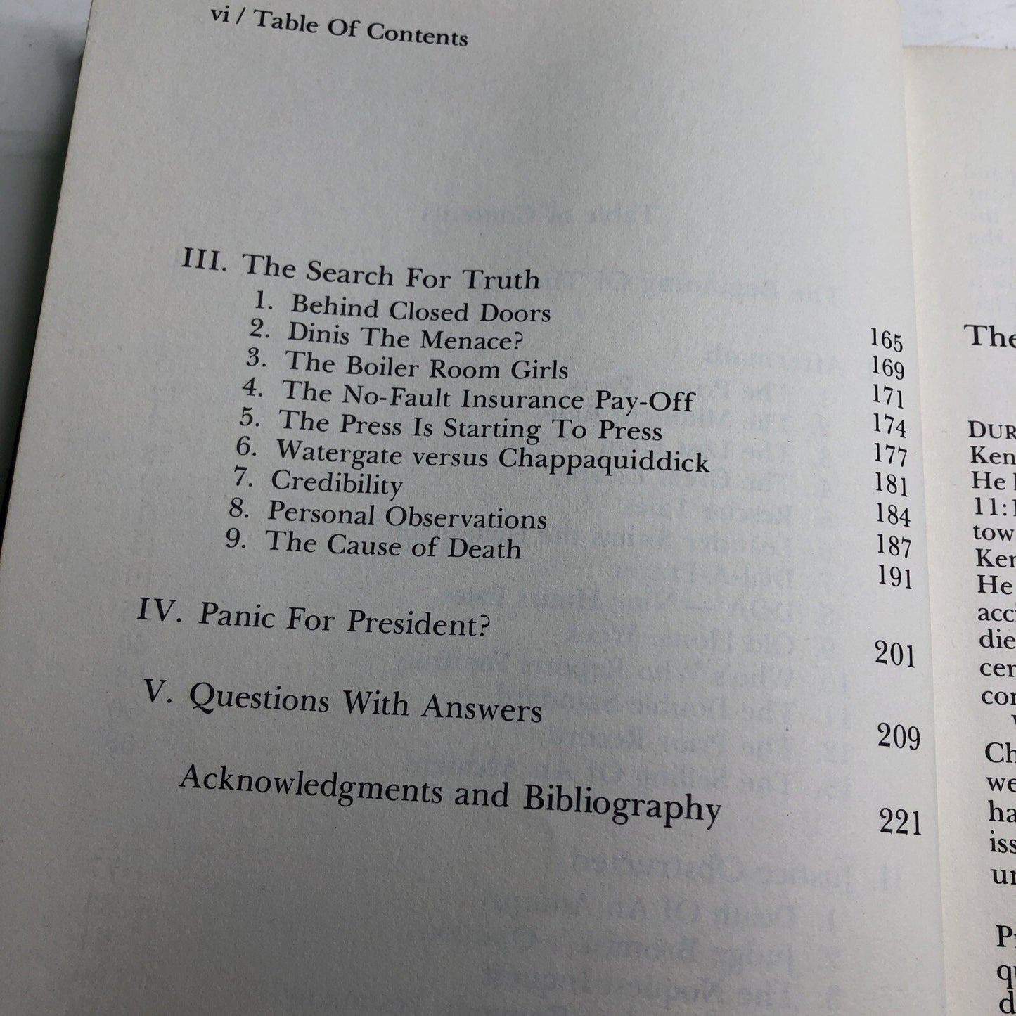 Death at Chappaquiddick by Tedrow, Richard L. & Tedrow, Thomas L. 1976 HB