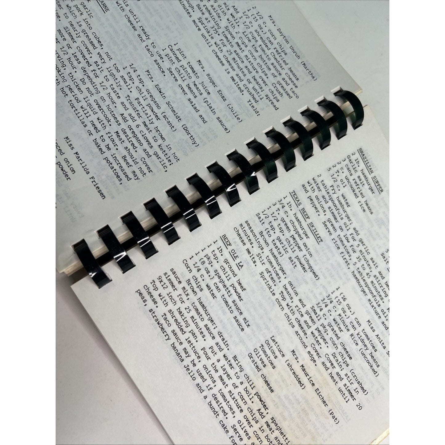 Recipes from Friends and Family 1980 Cookbook Mennonite