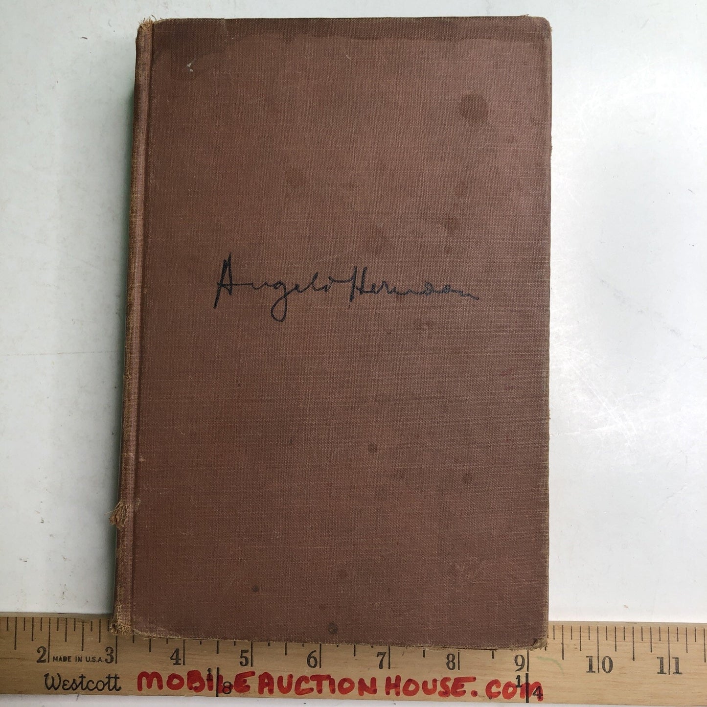 LET ME LIVE By Angelo Herndon 1937 HC First Printing SIGNED BY AUTHOR