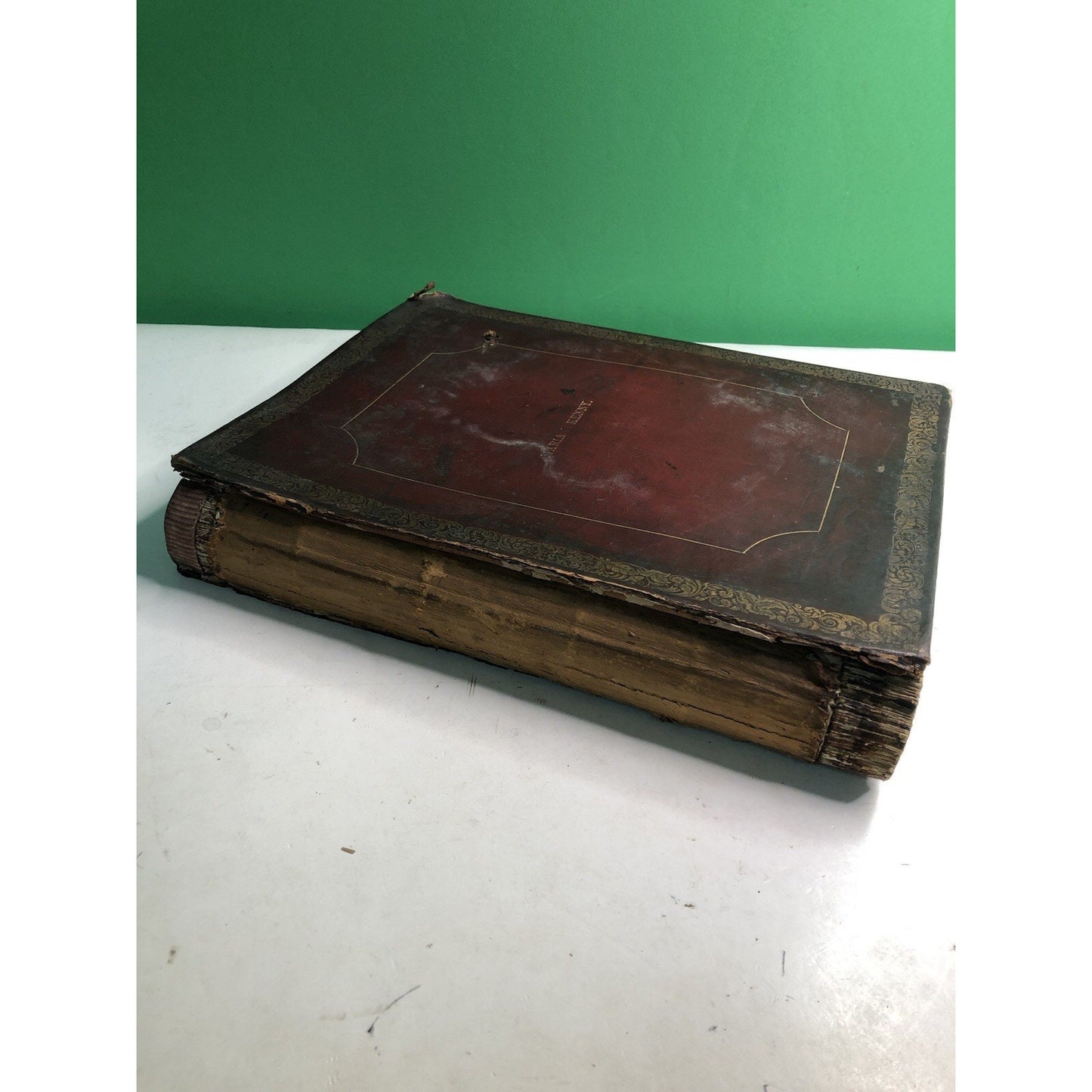 RARE Antique Bound Book of Various Sheet Music Circa Mid 1800’s Custom
