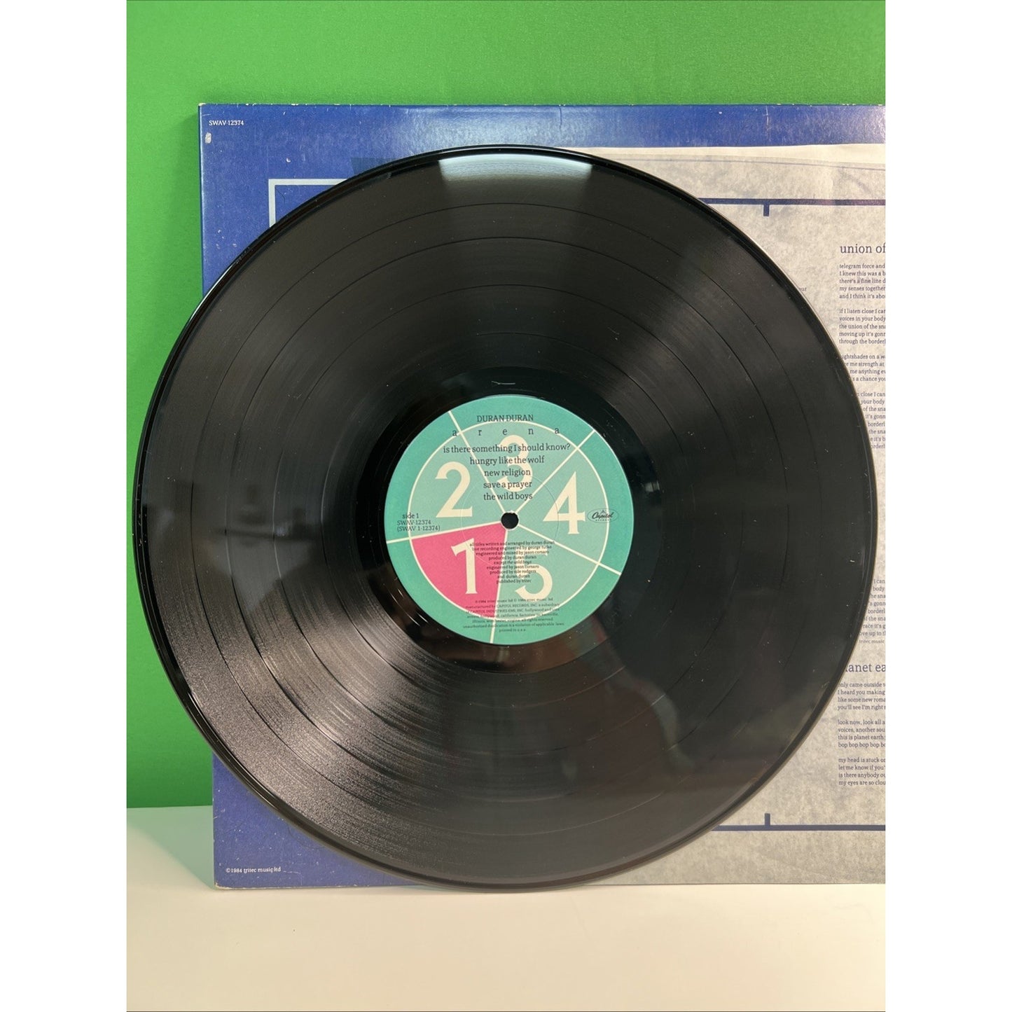Duran Duran Arena Recorded Around the World 1984 Vinyl LP Record Gatefold