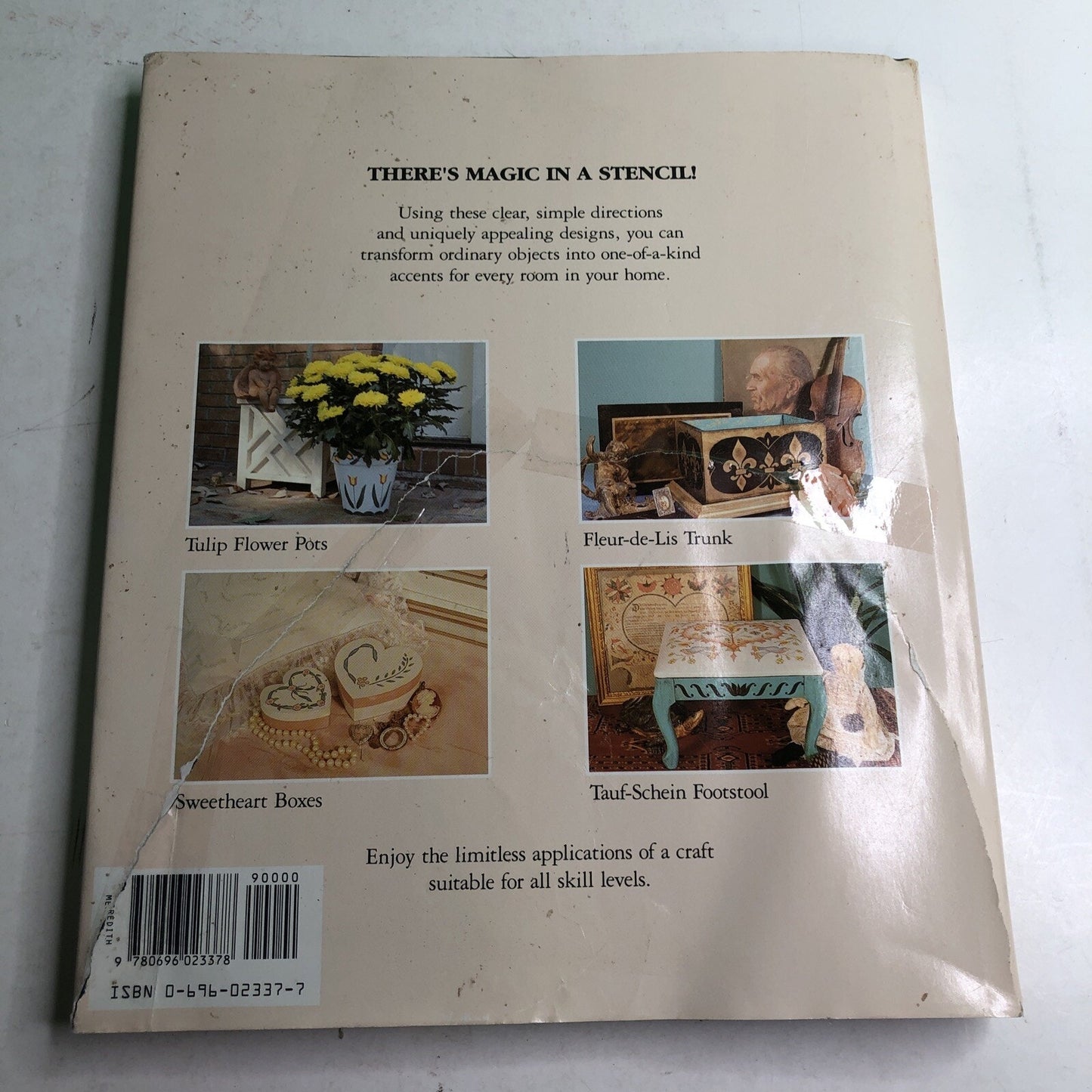 Country-Style Stenciling by Margaret Boyles 1991 Hardcover Dust Jacket