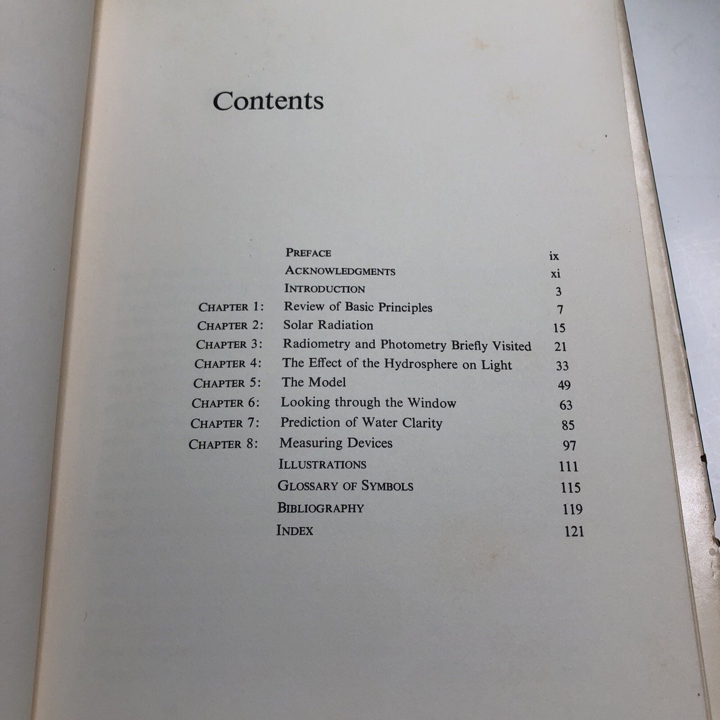 Optical Properties Of The Sea by Jerome Williams US Naval Institute Series 1970