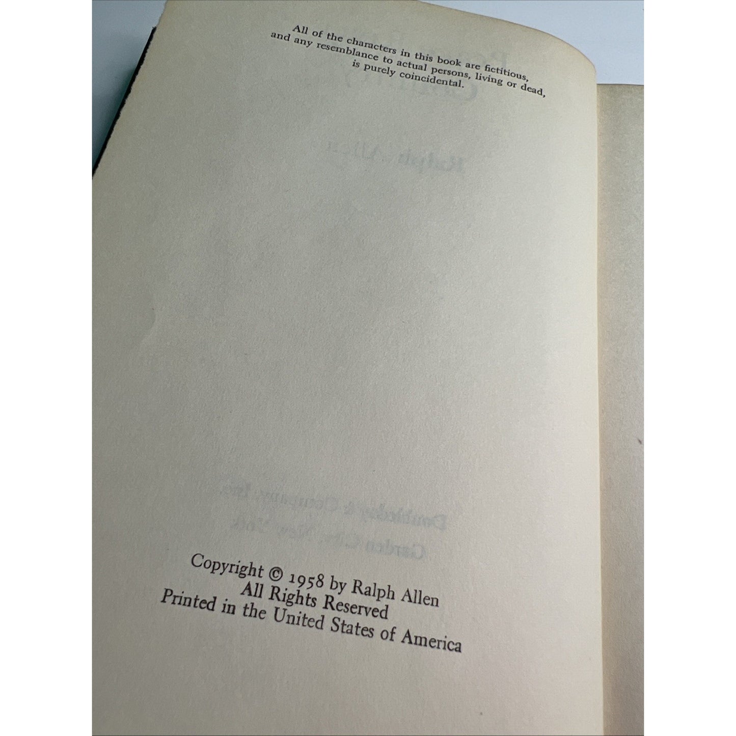 Peace River Country 1958 Hardcover by Ralph Allen Dust Jacket Book Club Edition