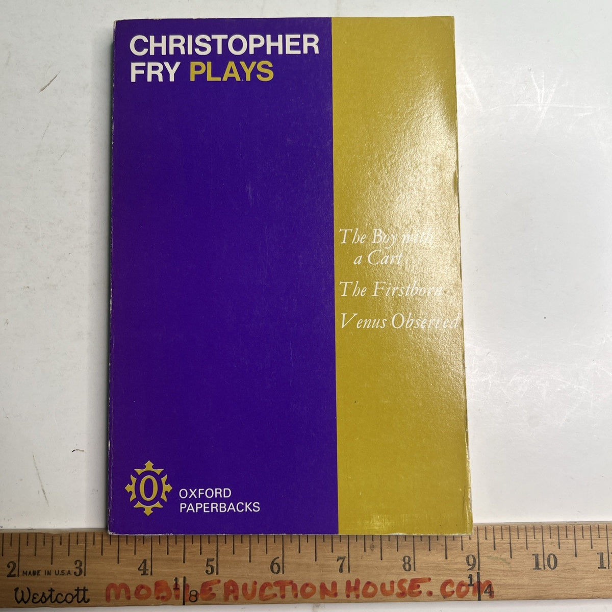 Christopher Fry Plays x3 The Boy With A Cart The Firstborn Venus Observed PB