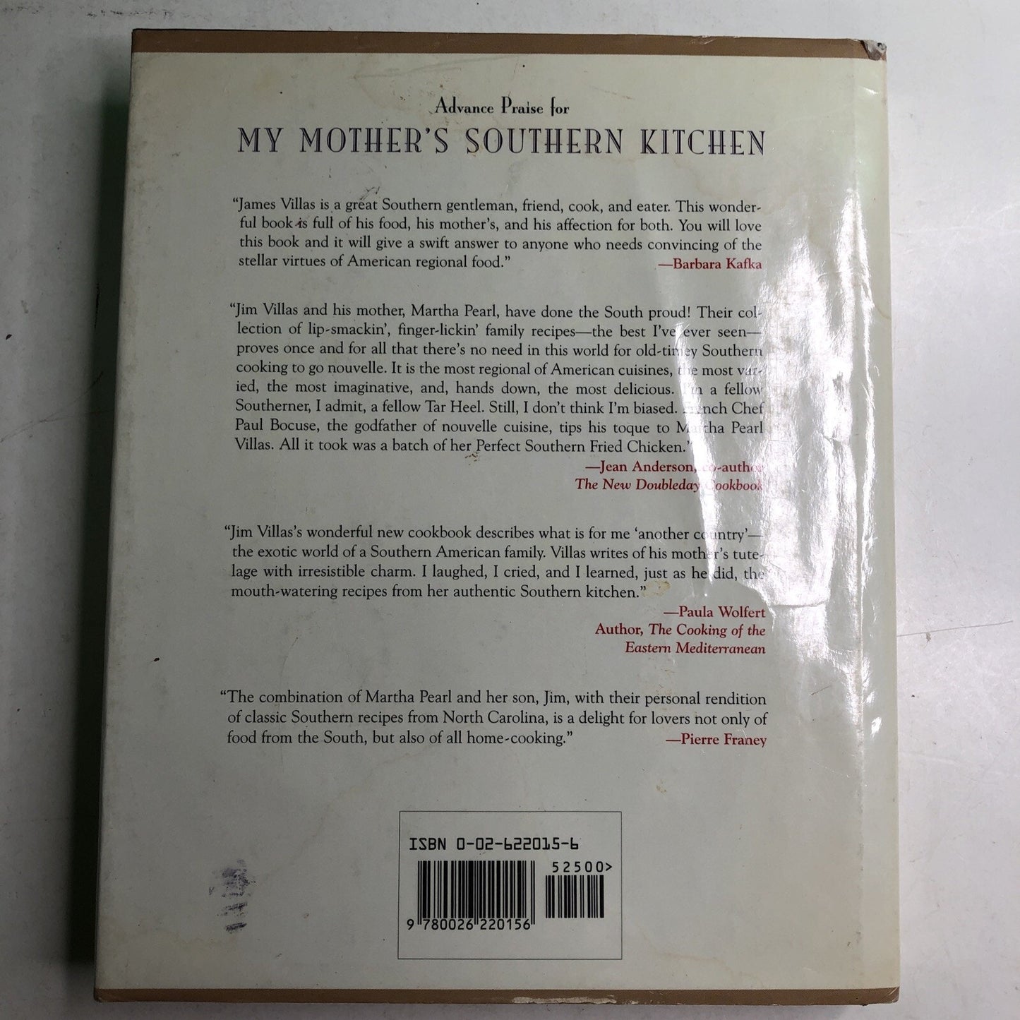 My Mother's Southern Kitchen By James & Martha Pearl Villas HC DJ 1994