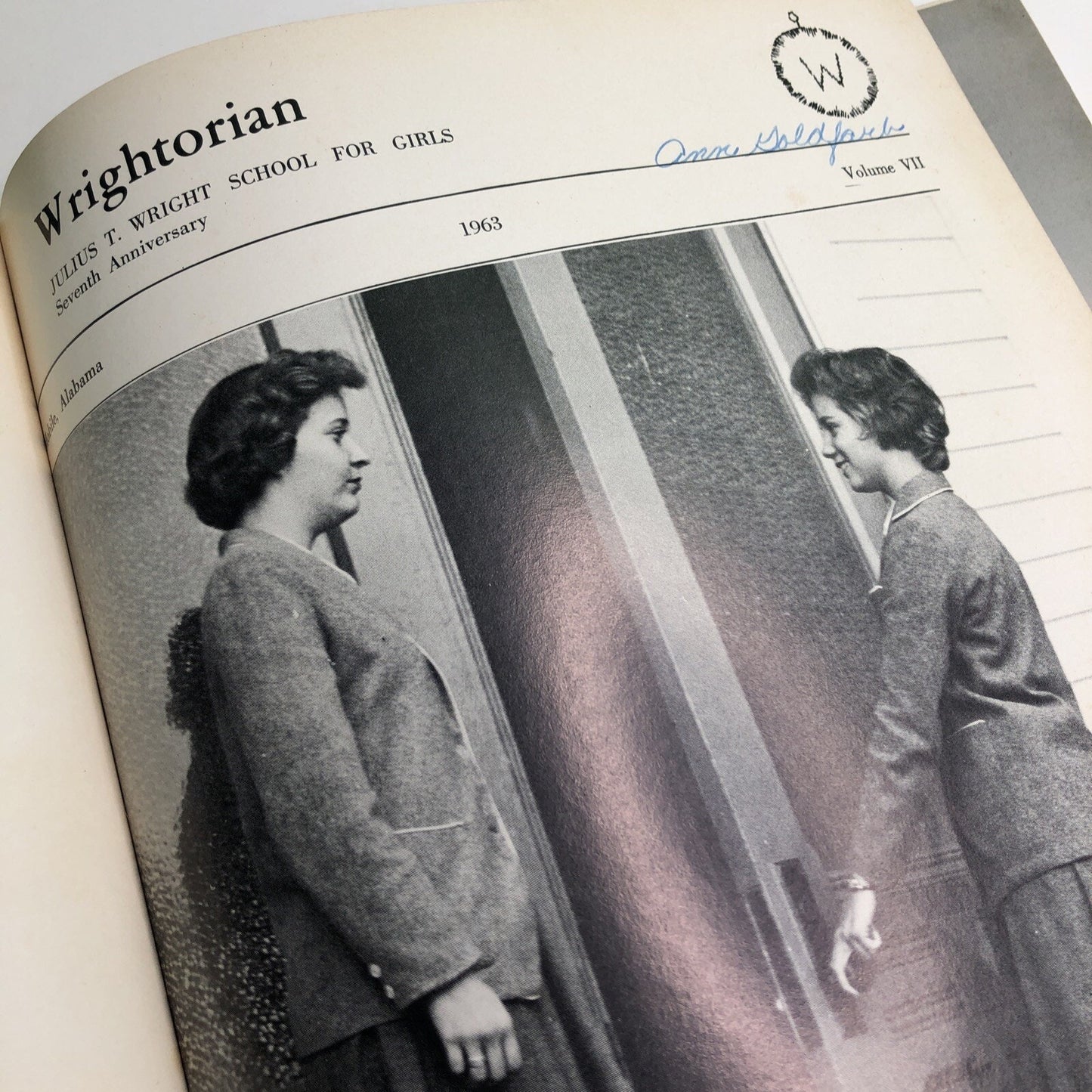 1963 WRIGHTORIAN Yearbook Julius T Wright School For Girls Mobile Alabama AL
