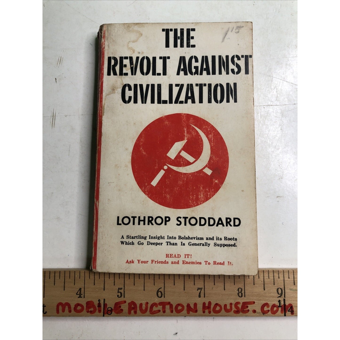 The Revolt Against Civilization by Lothrop Stoddard 1964 Paperback Original
