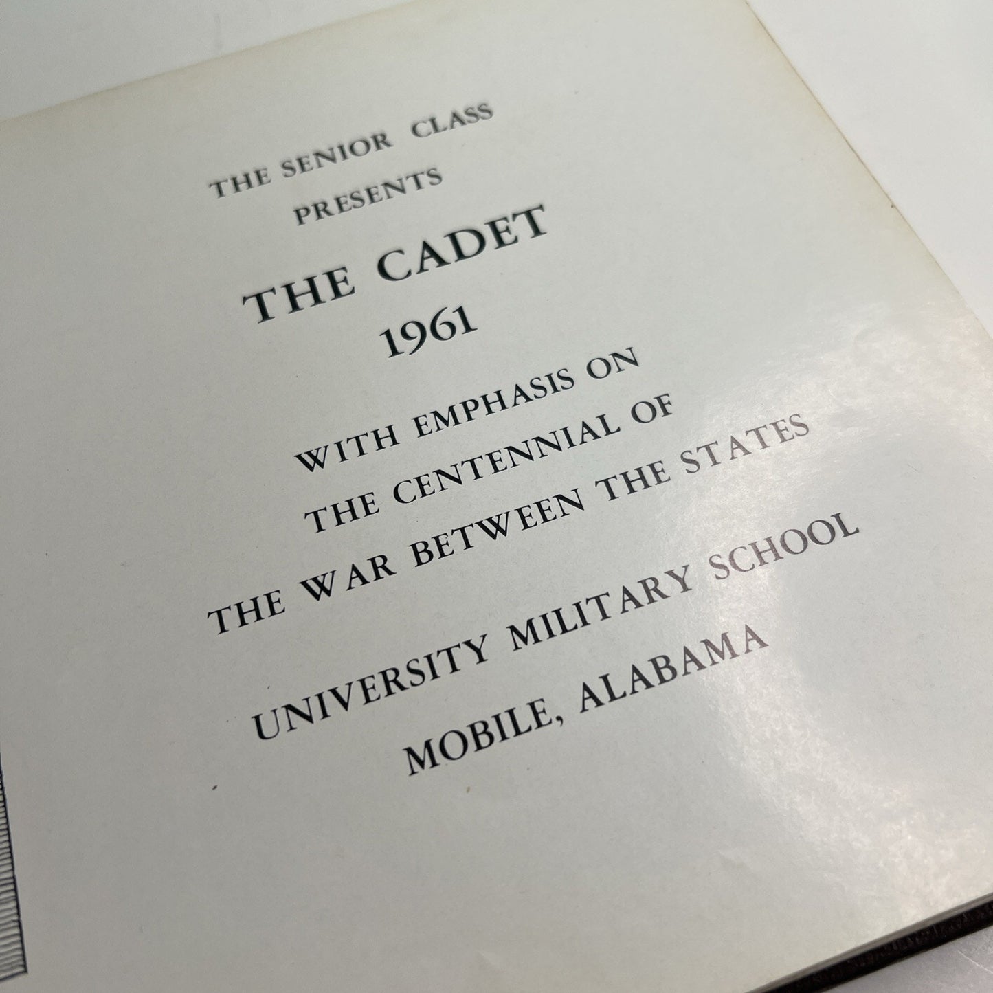 1961 THE CADET Yearbook University Military School Mobile Alabama AL UMS WRIGHT