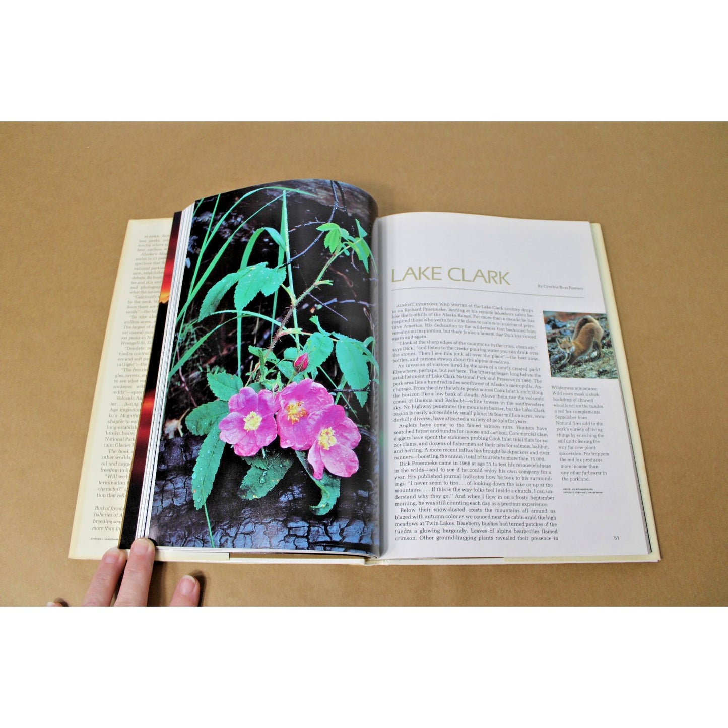 Alaska's Magnificent Parklands (National Geographic), 1984 Hardcover w/ DJ