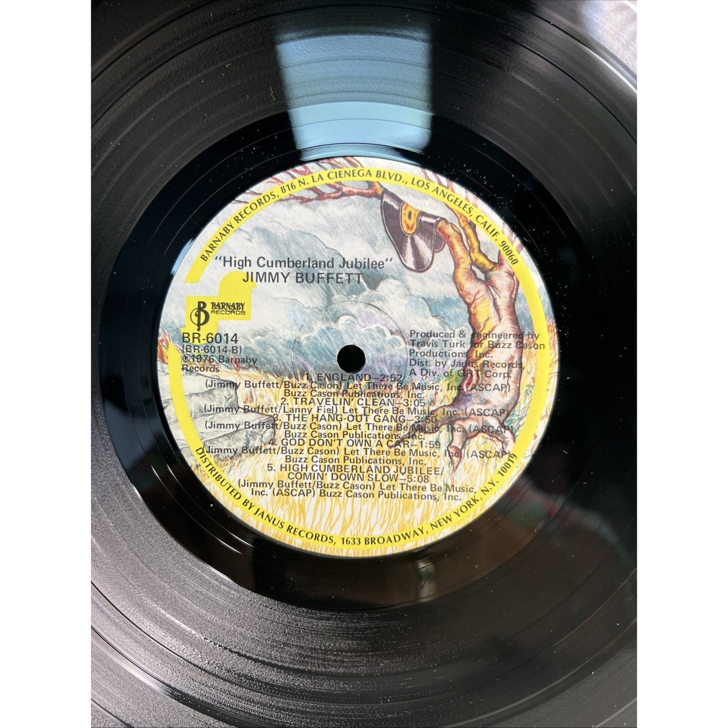 Jimmy Buffett High Cumberland Jubilee LP 1976 BARNABY BR 6014 Album Record