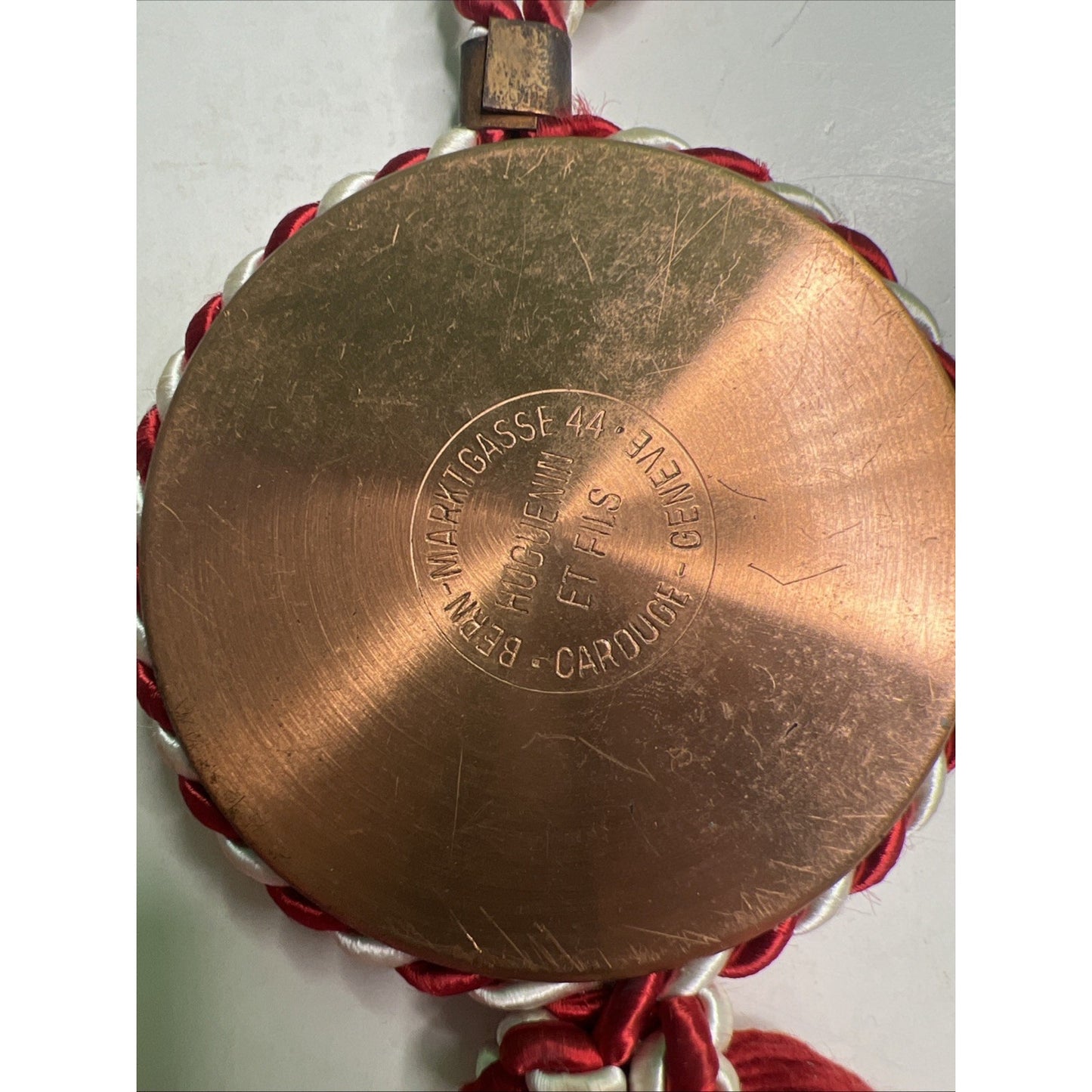 1968 Baptist Youth World Conference Berne Copper Medallion Travel Souvenir
