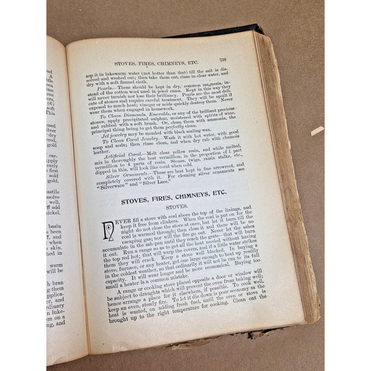 1890s Smiley's Complete Guide for Housekeepers - Antique Cookbook Social History