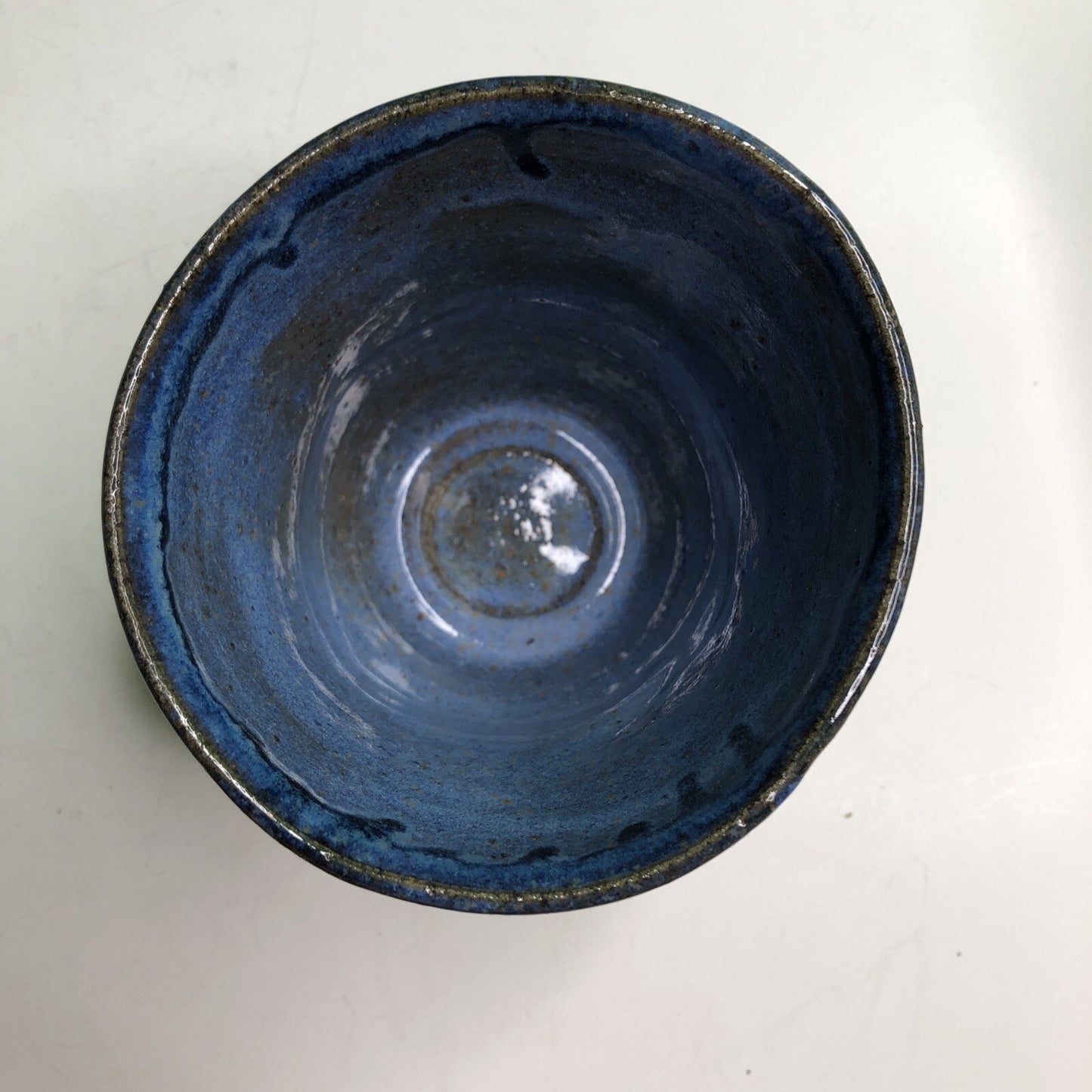 CHARLES GOLLOTT POTTERY Planter Pot Partially Glazed Speckled Mobile Alabama