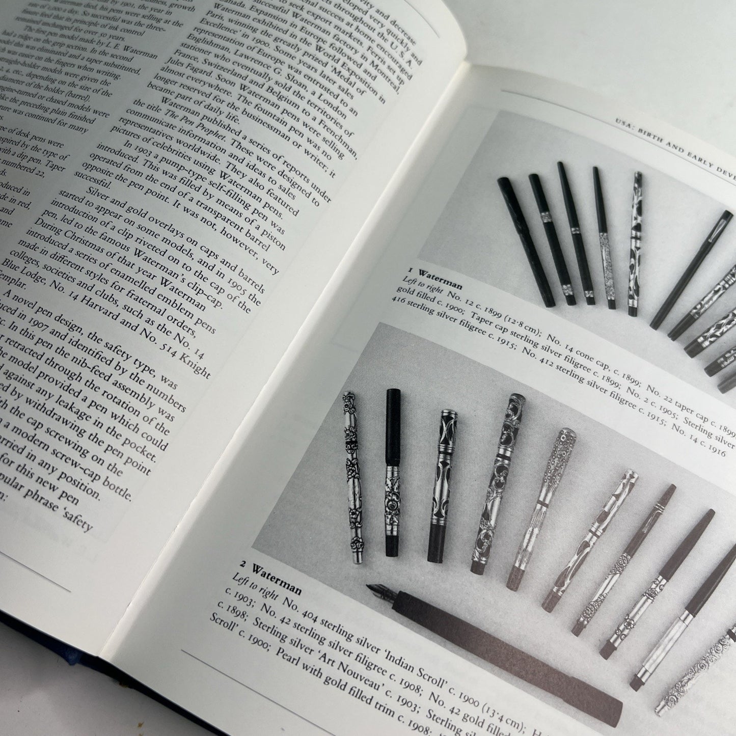 Fountain Pens Vintage and Modern By Andreas Lambrou HC DJ 1990 2nd print Illus.