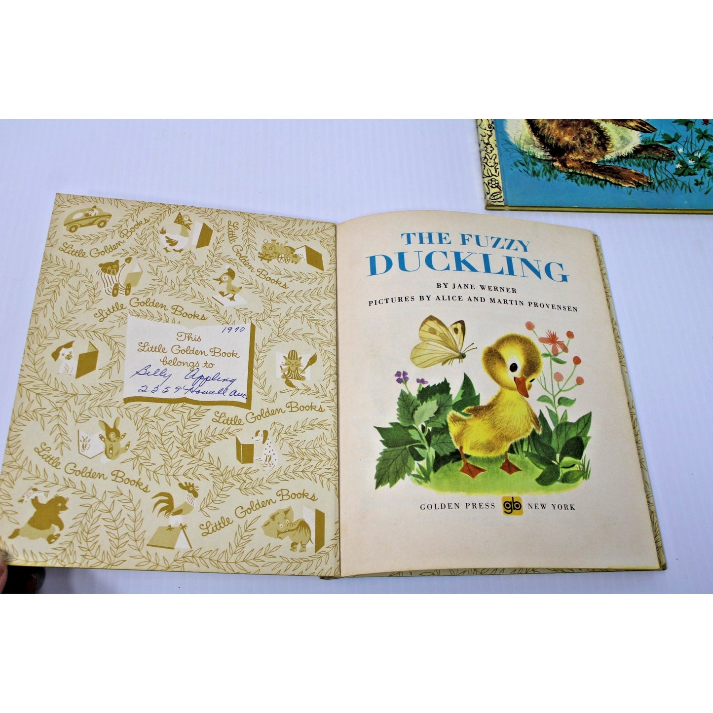5 Vintage Little Golden Books- Baby Shower Gift Retro Nursery Cozy Kids' Stories