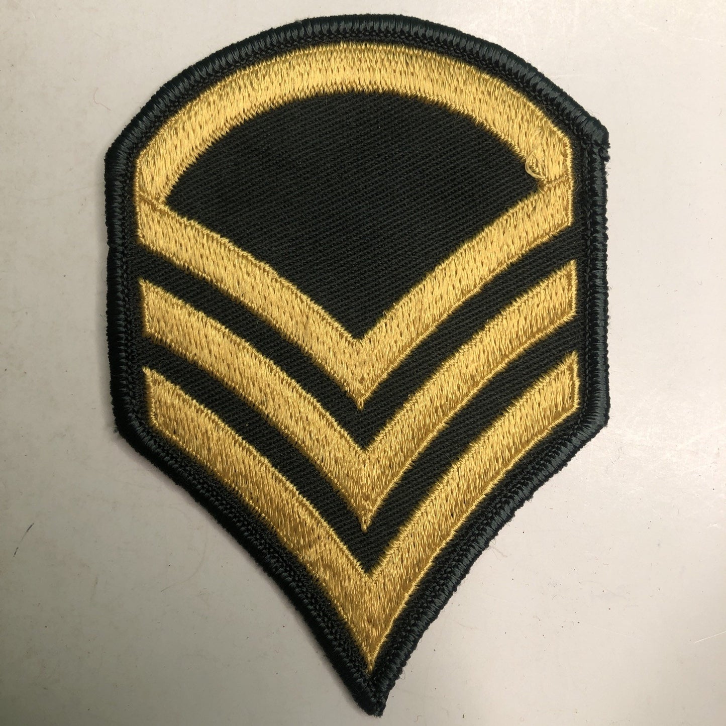 Vintage US Army Master Sergeant E-8 Sew On Embroidered Patch 4.5x3"