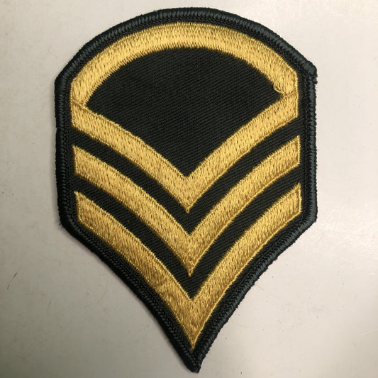 Vintage US Army Master Sergeant E-8 Sew On Embroidered Patch 4.5x3"