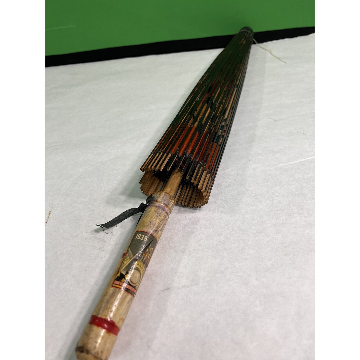 1939 New York worlds fair paper umbrella parasol