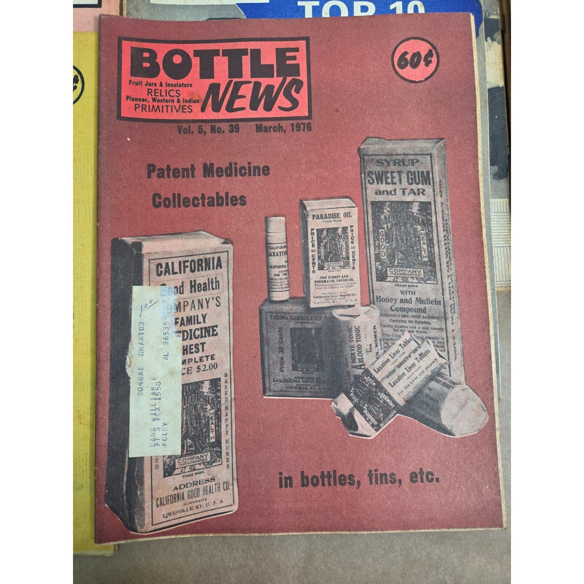 Vintage Bottle News Relics & Primitives Magazine Lot 1974-1976 Bulk Run of 20