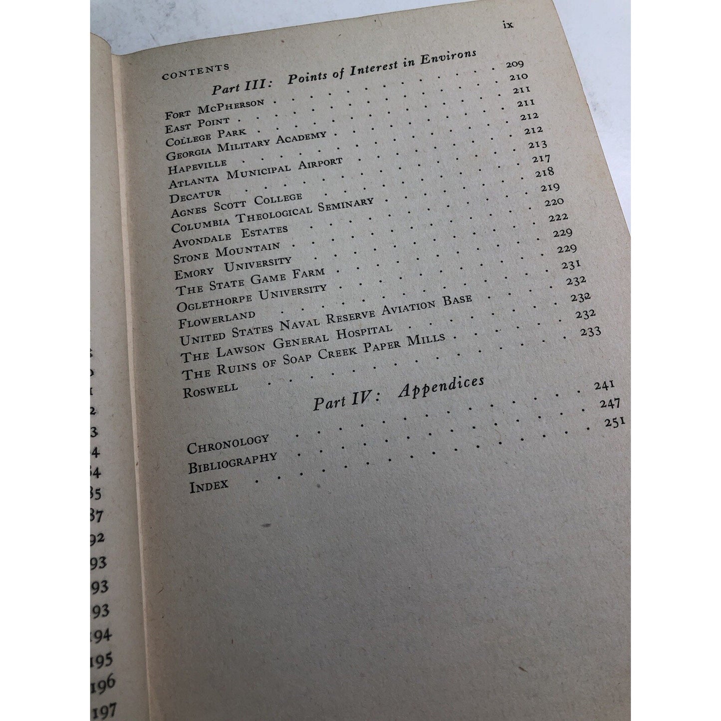 Atlanta A City of the Modern South 1st Edition 1942 Work Projects GA Georgia Ill