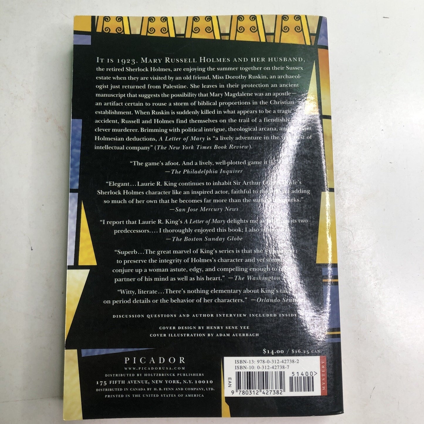 A Letter Of Mary Laurie R. King (Paperback, 1996)