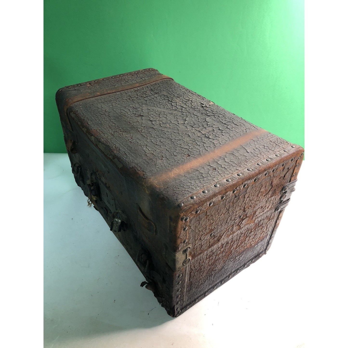 Circa 1800’s Trunk Knights Templar Masons Mobile Alabama ALA AL Percy B. Dixon