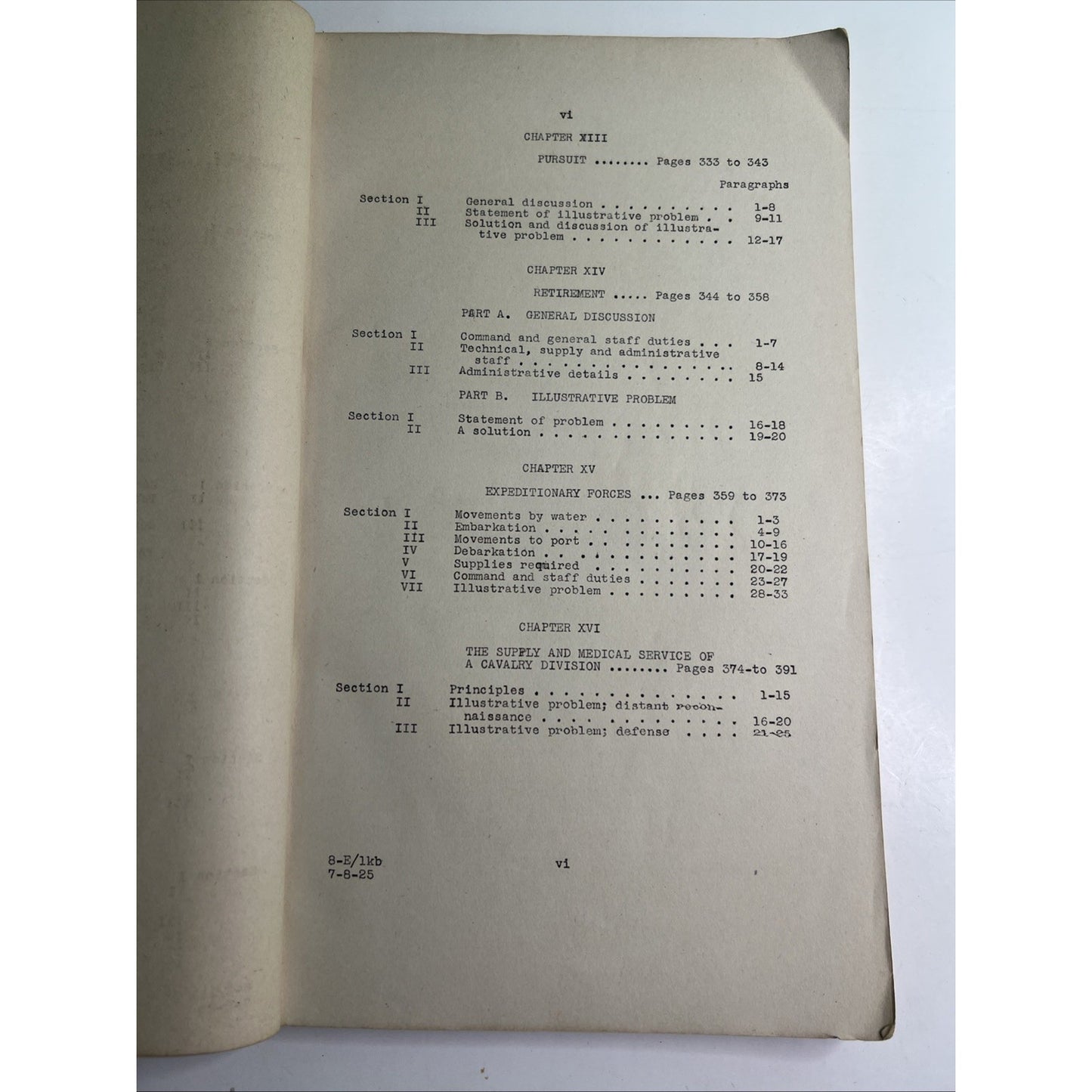 Command, Staff & Logistics Vol 2 Fort Leavenworth Kansas 1925 General Service