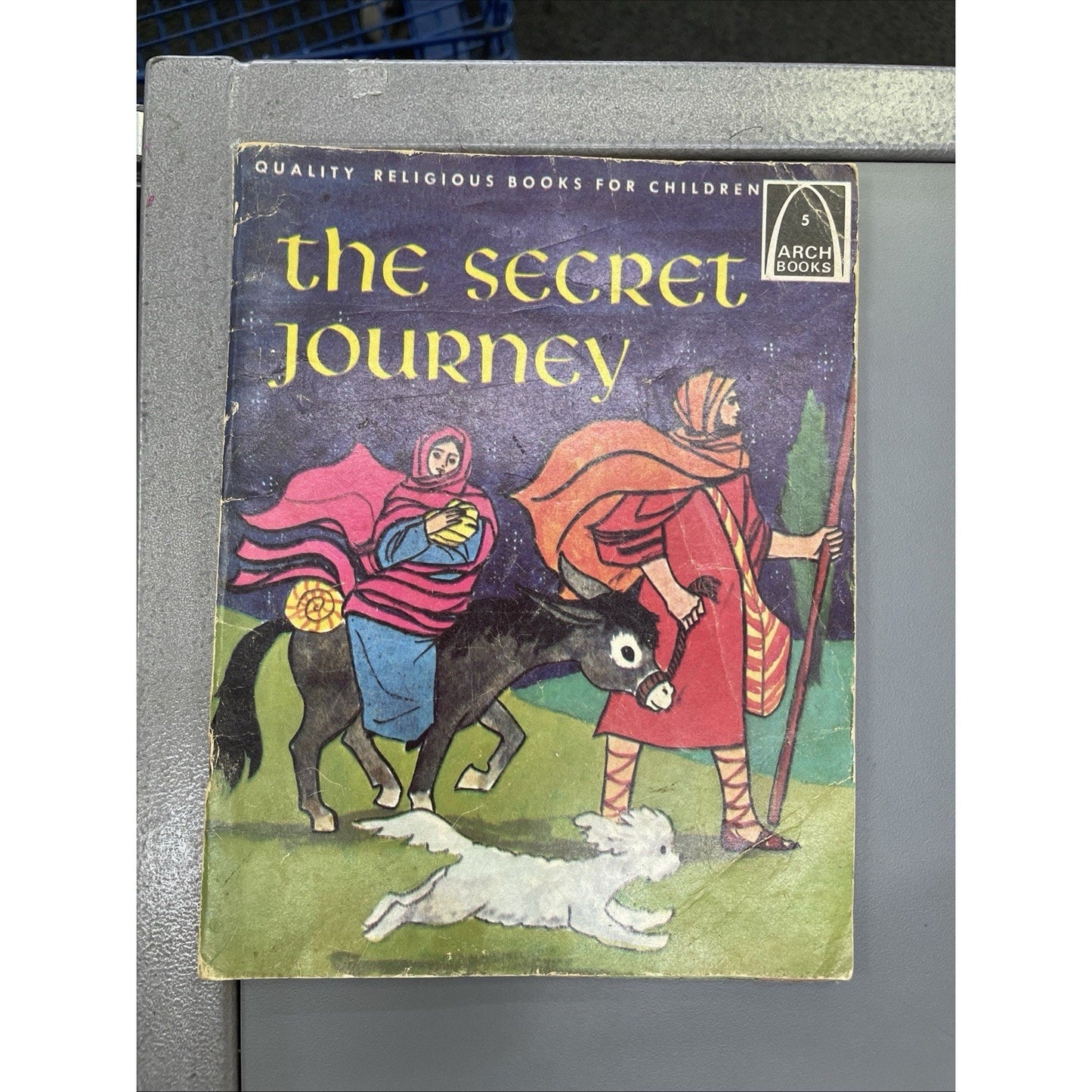 1968 The Secret Journey Religious Book for Children Arch Books Virginia Mueller