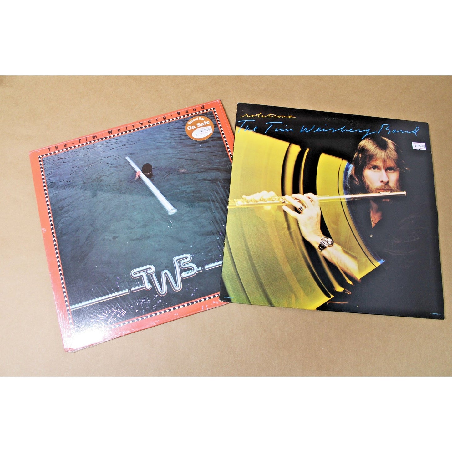 Lot of 2 Jazz Fusion Flute Albums, Tim Weisberg Band, 1970s Retro Jams