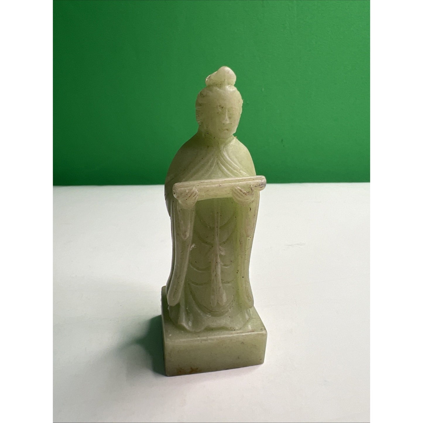 Vintage Asian Chess Piece 3.25” Tall QUEEN Replacement Part Lime Green