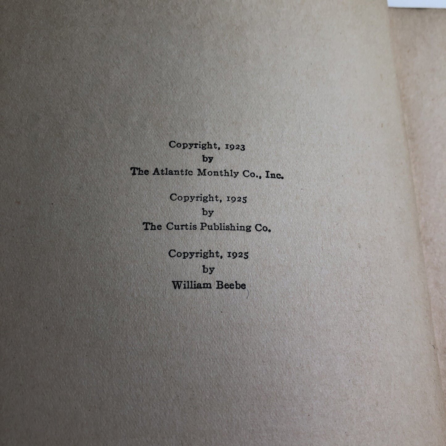 1925 Jungle Days by William Beebe Hardcover First Edition Illustrated