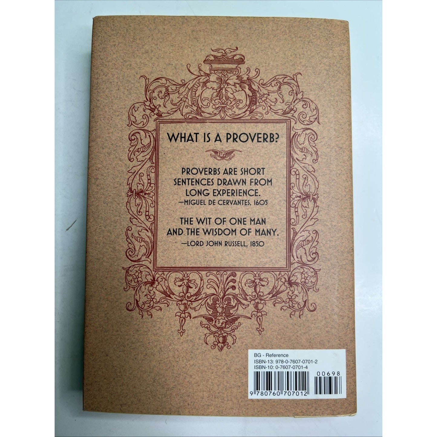 Dictionary Of Proverbs And Their Origins by Linda & Roger Flavell 1997 HC DJ