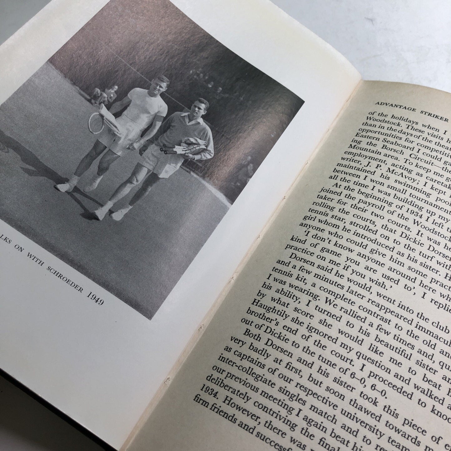 Gardnar Mulloy Advantage Striker Hardcover Dust Jacket 1959 1st Edition