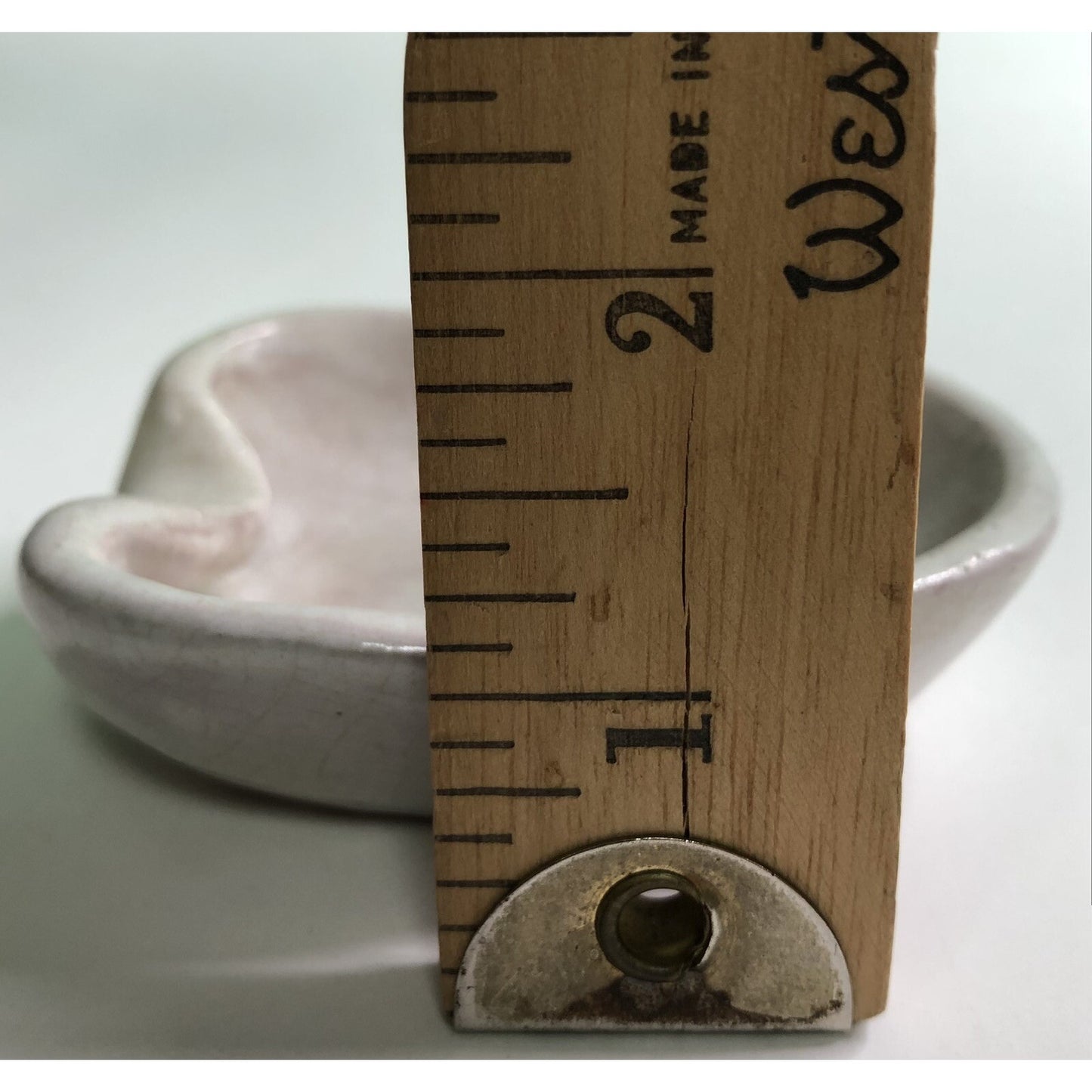 Rare Vintage Pinewood Pottery ASHTRAY TRINKET TRAY By EDITH HARWELL Fairhope AL