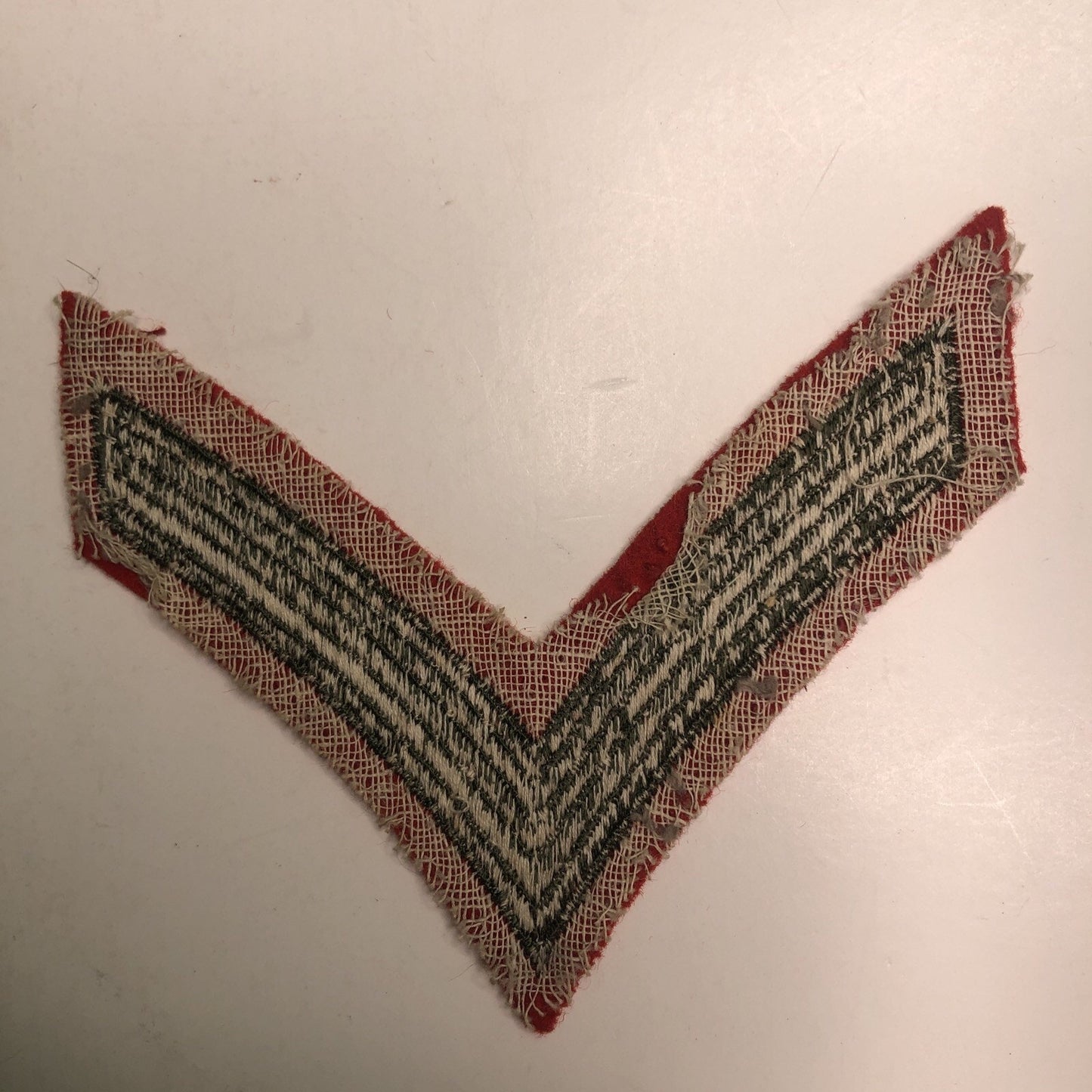 Vintage Marines Embroidered Patch USMC PRIVATE FIRST CLASS RANK STRIPE
