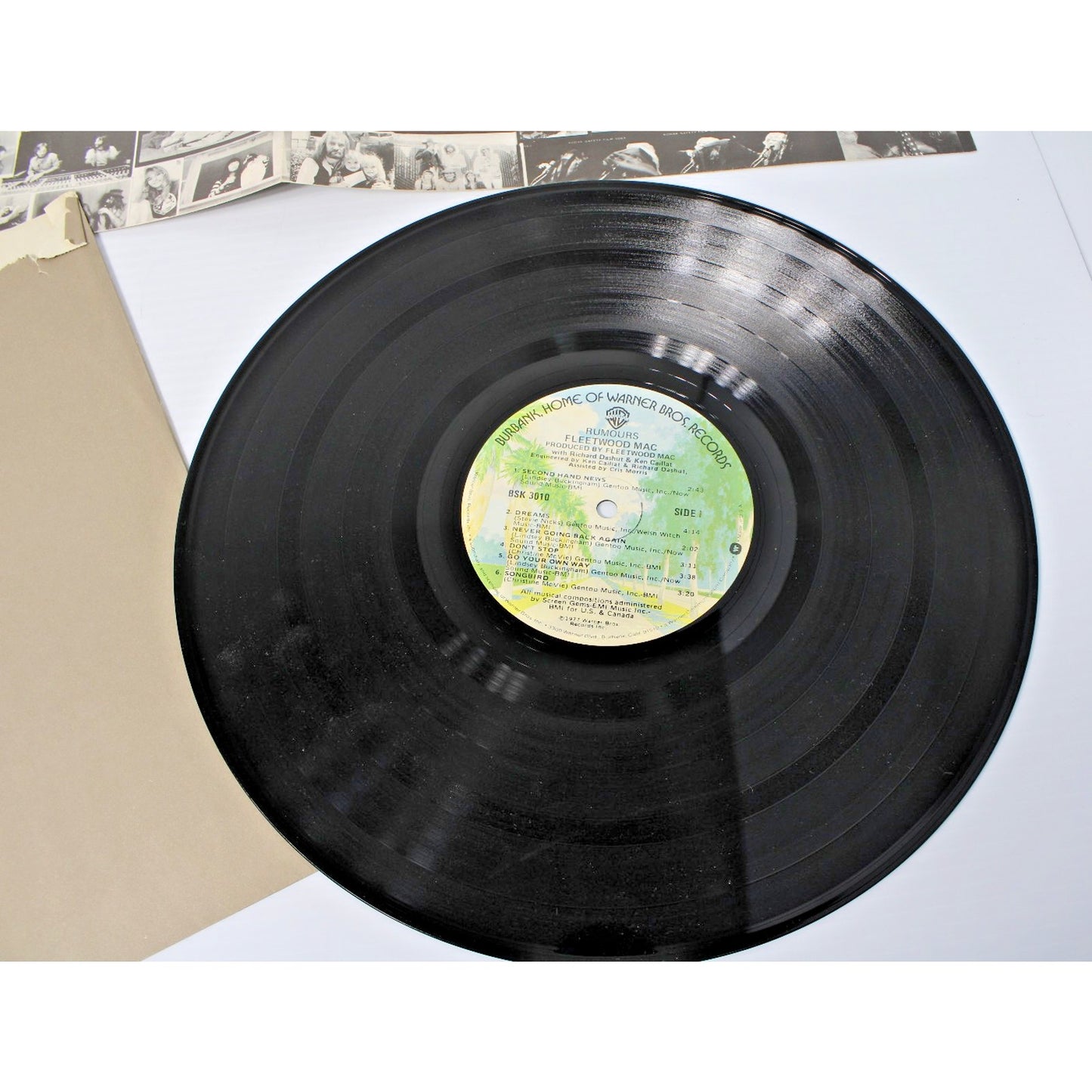 Fleetwood Mac- Rumours, 1977 Vintage Original Pressing w/ Lyric/ Photo Sheet- EX