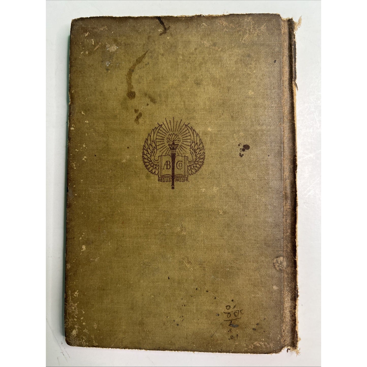 1916 New First Spanish Book by J. H. Worman American Book Company HC Damaged