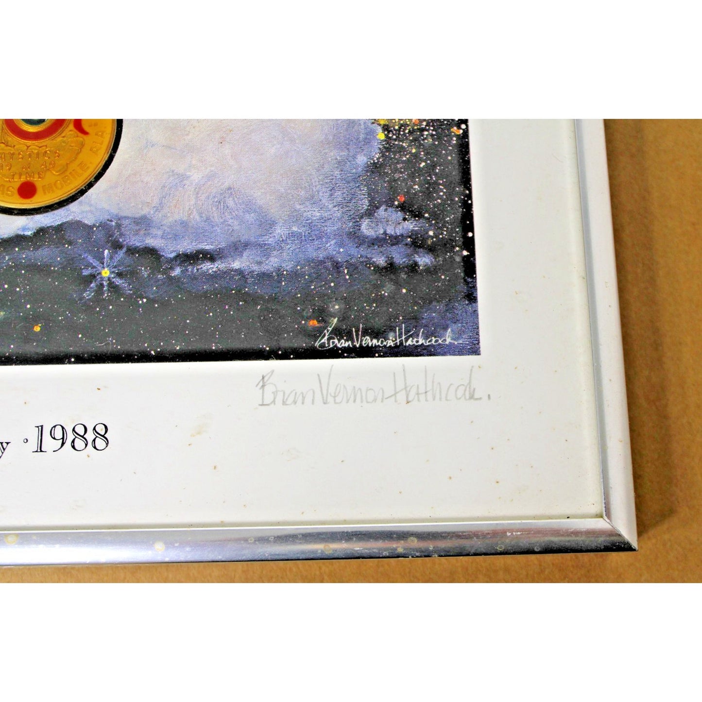 Signed, Numbered Mobile Mardi Gras M.O.T. Print/ Doubloon, Brian Vernon Hathcock