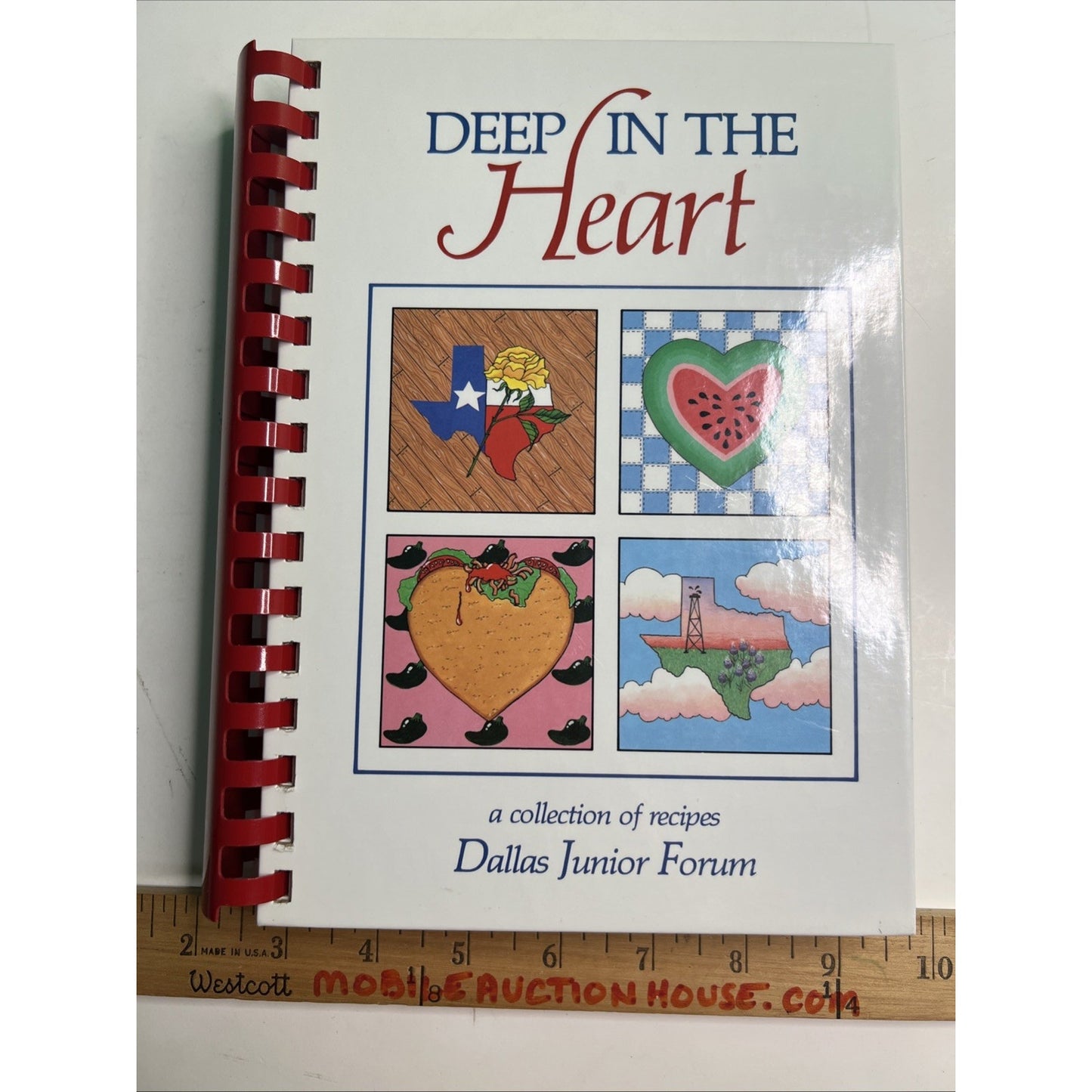 DEEP IN THE HEART A Collection Of Recipes Dallas Junior Forum Texas Cookbook ‘92