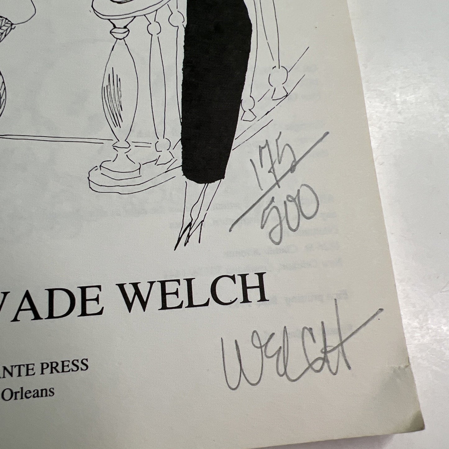 “My God, Where Have You Been?…” Walter Wade Welch Signed 1st/Limited Ed. 175/500