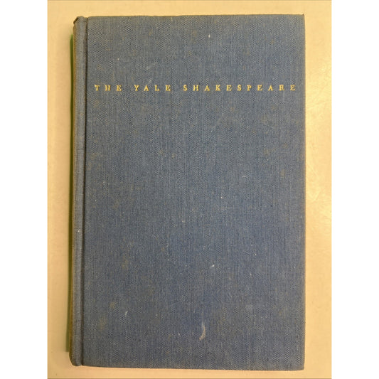 The Yale Shakespeare Hardcover THE TAMING OF THE SHREW 1965 2nd Printing