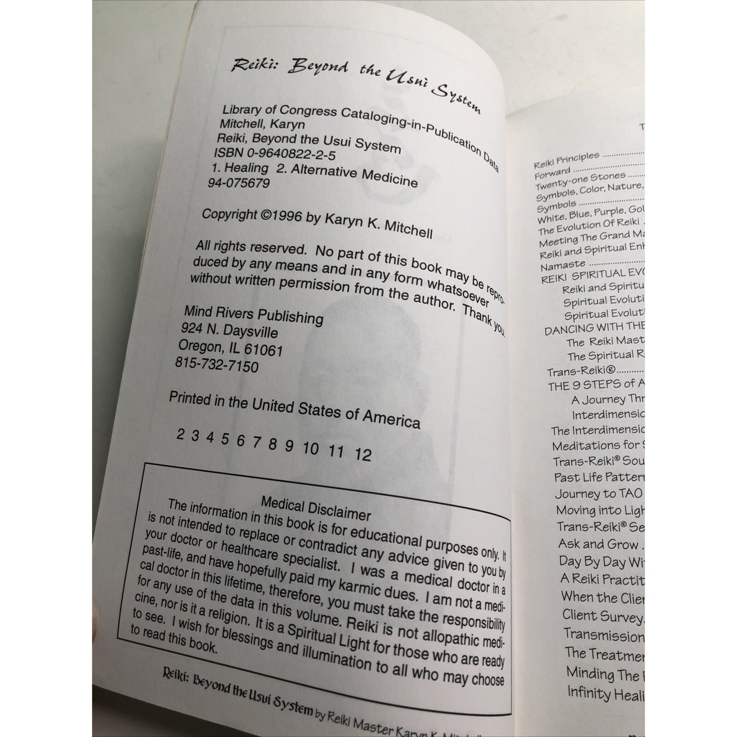 Reiki: Beyond the Usui System by Ph.D. Mitchell, Karyn K. PB 1996