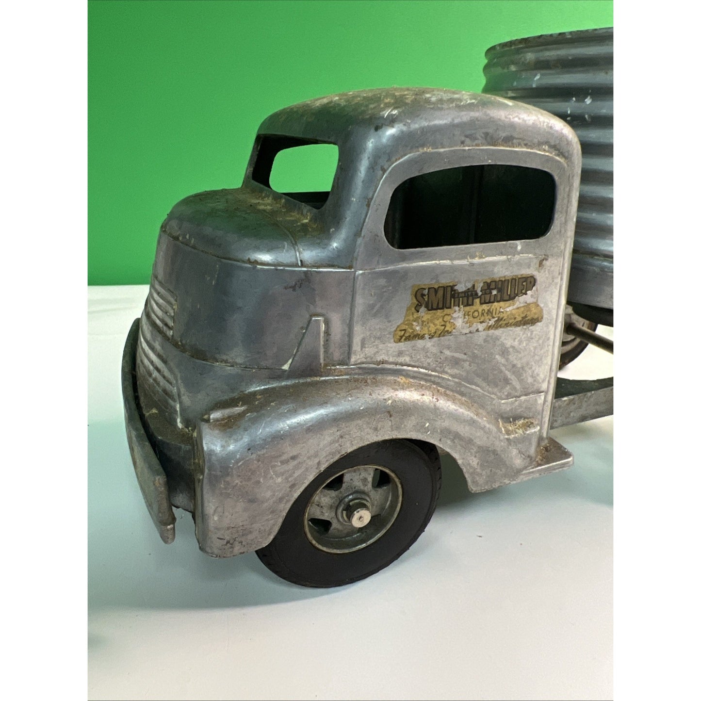 Vintage Smith Miller Silver Streak GMC Truck & Fruehauf Trailer SMITTY TOYS