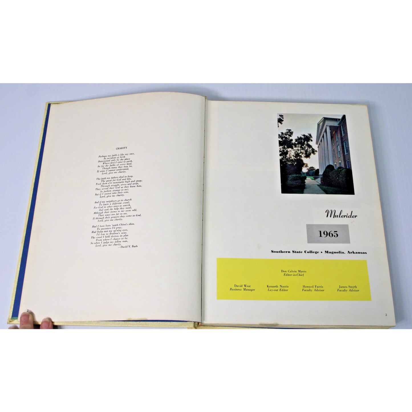 1964-65 Mulerider Southern State College Yearbook Magnolia, Arkansas AR